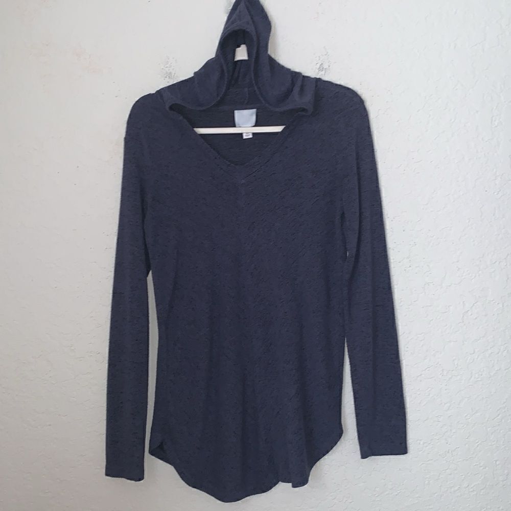 Sunday Women’s Rayon Blend Soft Knit Long Sleeve Hoodie Size XS